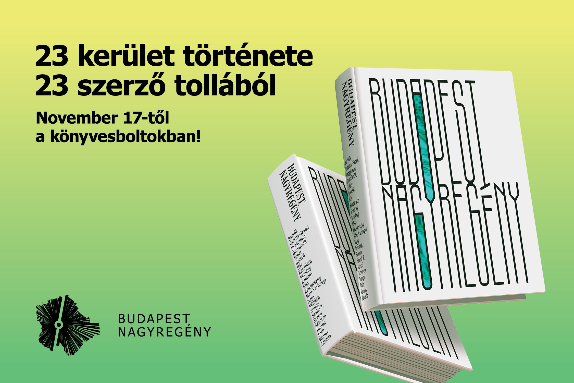 A Budapest Nagyregényről: Pontjókor Fehér Mariannal